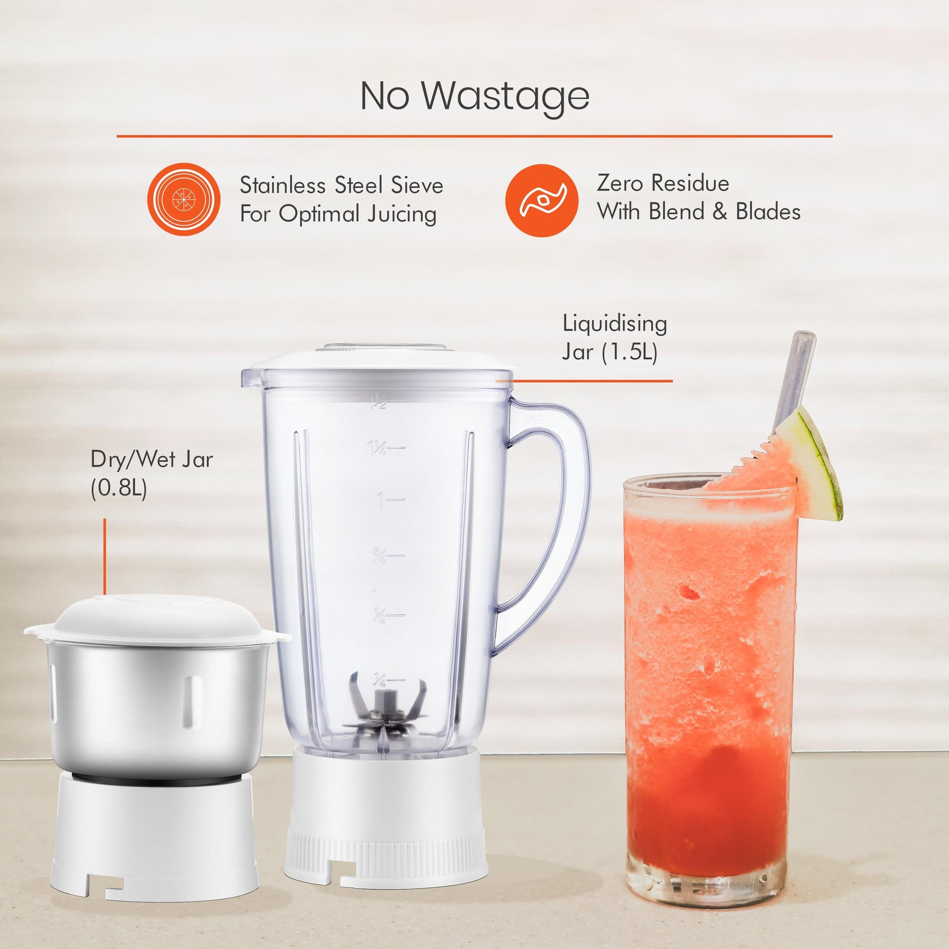 Aisha Plus 3 Jar Juicer Mixer Grinder