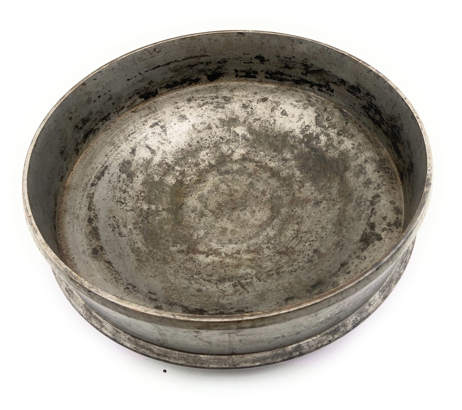 Bhunes Brass Antqiue Urli Ethnic Traditional Bowl,Silver, 4 Inch, 1 Piece