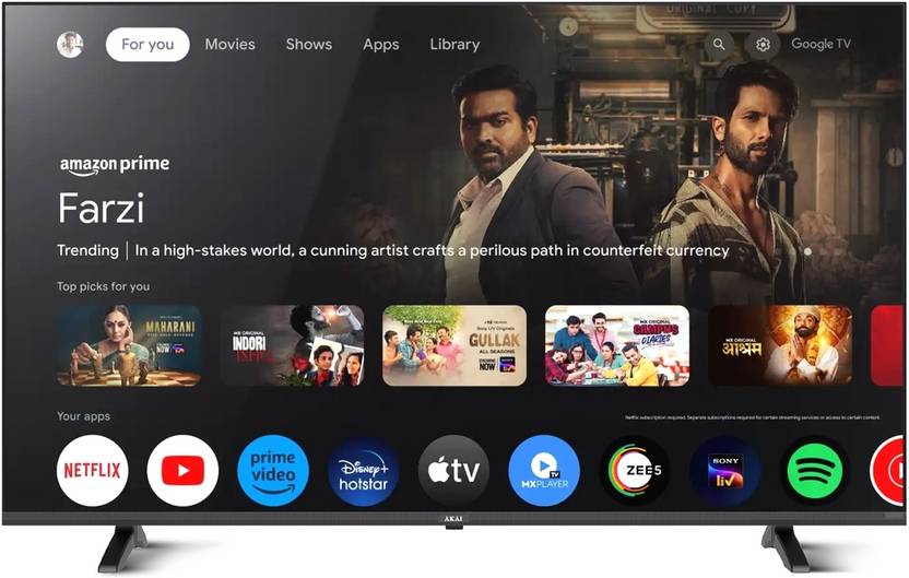 Akai 80 cm (32 inch) HD Ready LED Smart Google TV with (Android 14) (AL32GS-SMWS/2025)-2