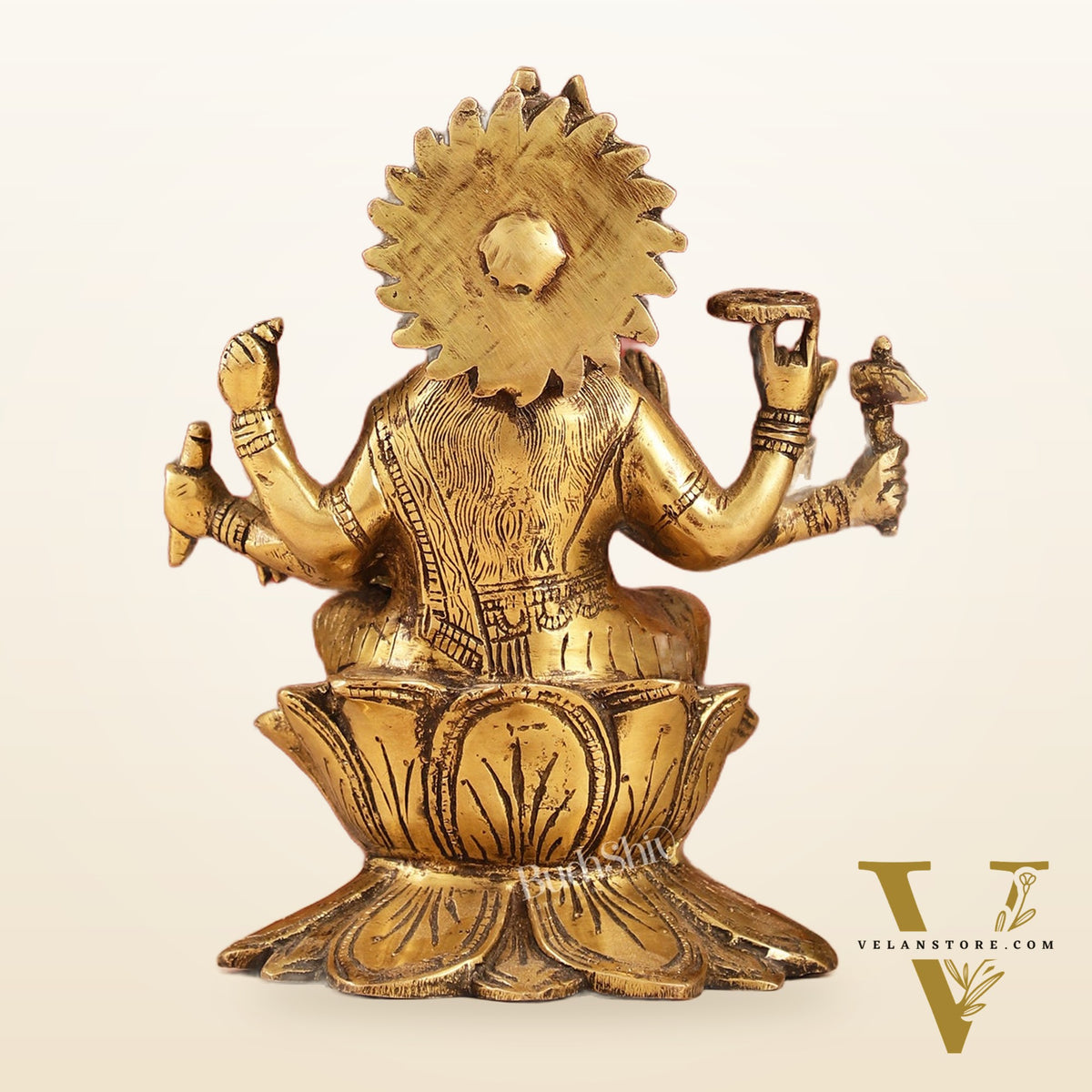 Antique Finish Brass Varahi Amman Idol | Height 9 inch