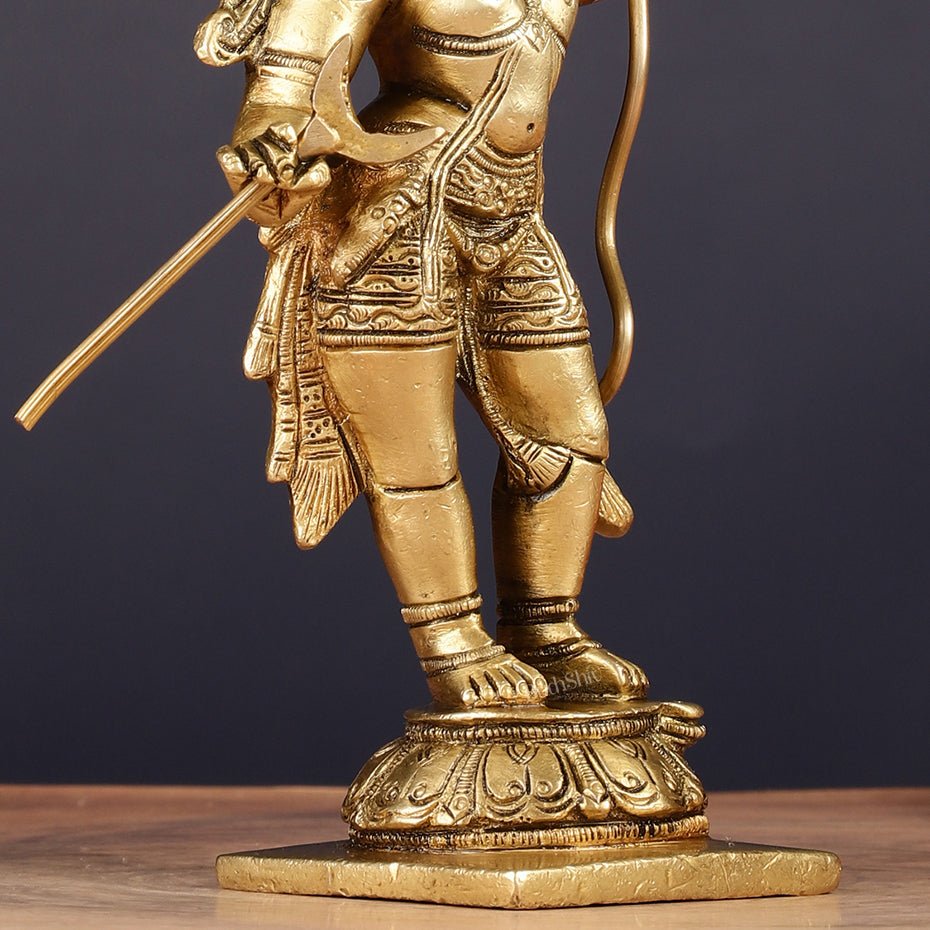 Antique Pure Brass Lord Shri Ram Idol 6.5"