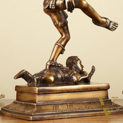 Antique Tone Brass Dancing Shiva Nataraja 14"