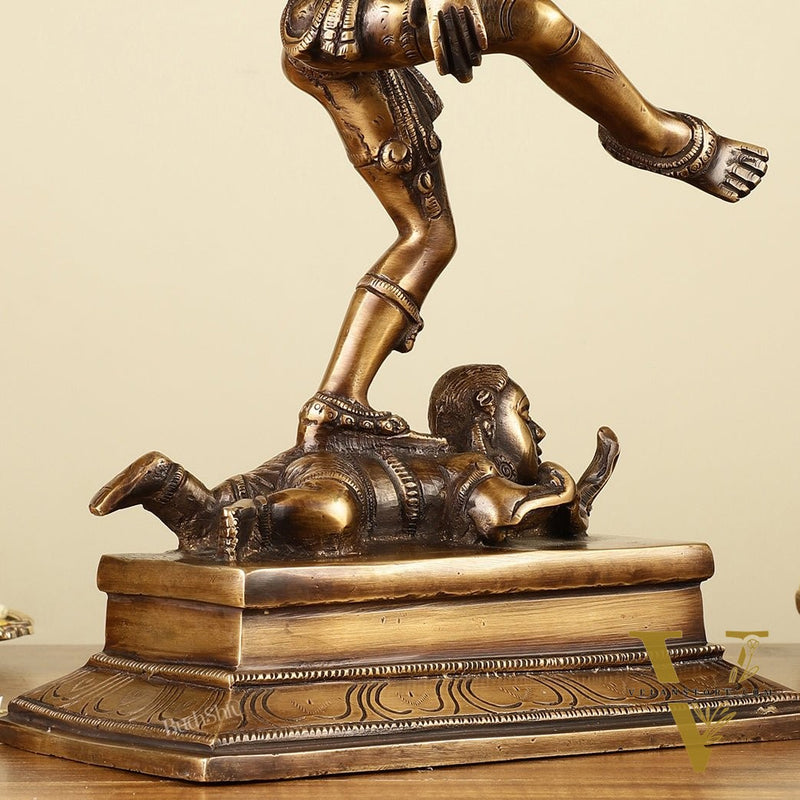 Antique Tone Brass Dancing Shiva Nataraja 14"