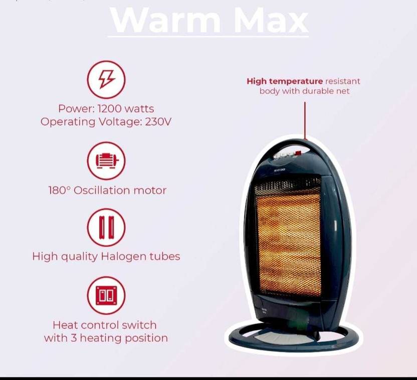 Junto AP0705 Halogen Room Heater-2