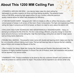 ACTIVA Apsra 900mm Ceiling Fan Brown-4