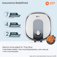 Aquator 5-Star Water Heater (Geyser) | Suitable for High-rise Buildings | 7 Year Tank Warranty | Free Installation and Connecting Pipes