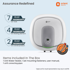 Aquator IoT 5 Star Water heater (Geyser), Suitable for High-rise Buildings | 7 year Tank Warranty | Free Installation and Connecting Pipes | Geyser with Temperature Control