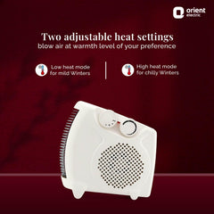 Areva Blower Room Heater with Adjustable Wattage (1000W-2000W)