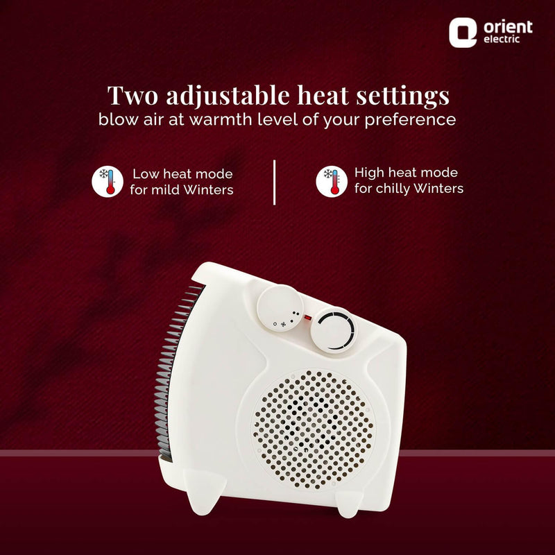Areva Blower Room Heater with Adjustable Wattage (1000W-2000W)