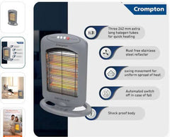Crompton ARH-HAL1200W03RFB Halogen Room Heater-2