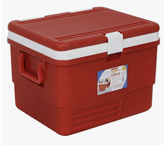 Aristo Plastic Insulated Icebox, 25 Liter, Red/Blue, (38.5 X 37.5 X 30) cm-1