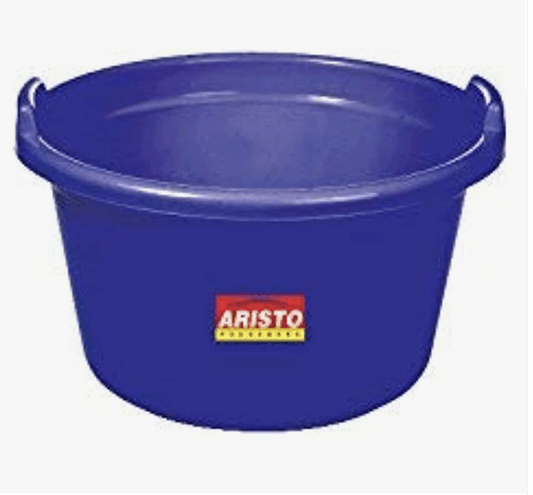 ARISTO Plastic Tub, Blue, 31.5L, (48 x 48 x 29.5 cm)