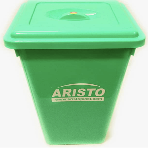 ARISTO Multipurpose Plastic Storage Bucket 60 LTR, Green, (36 x 36 x 76 cm)