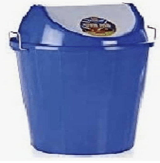 ARISTO Swing Lid Garbage Waste Dustbin 25 LTR (Blue), (37.5(D) x 49)