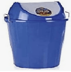 ARISTO Swing Lid Garbage Waste Dustbin 25 LTR (Blue), (37.5(D) x 49)-1