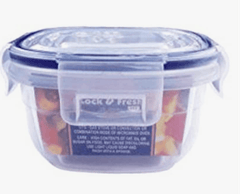 Aristo Lock & Fresh 112 Plastic Storage Container - 300 ML - Set Of 1, Transparent Clear-1