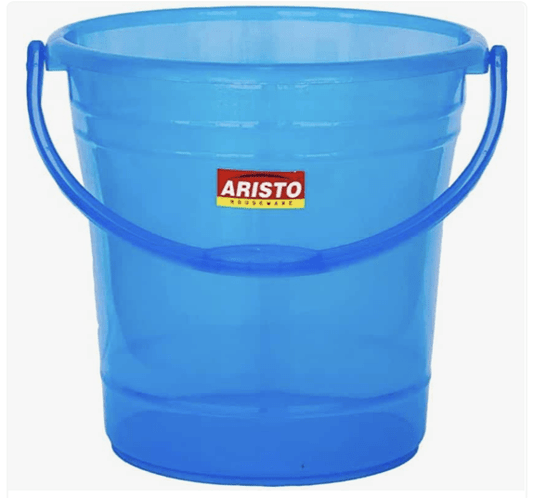 Aristo Dyna5 Plastic Bathroom Bucket - 4.7 Litre (Colour May Vary), (22(D) x 18.5 cm)