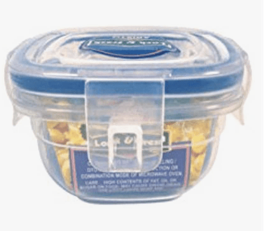 अरिस्टो लॉक एंड फ्रेश 111 प्लास्टिक स्टोरेज कंटेनर - 125 एमएल - 4 का सेट, पारदर्शी 