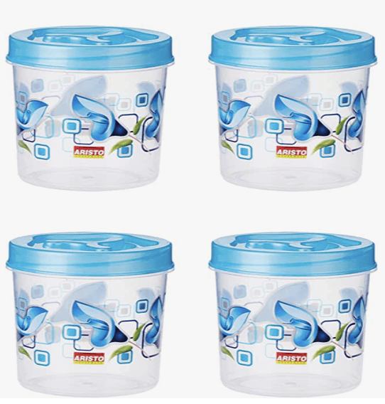 Aristo Store Queen111 Plastic Storage Container-320 ml (4 PCS SET)