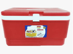 அரிஸ்டோ இன்சுலேட்டட் சில்லர் ஐஸ் பாக்ஸ் (சிவப்பு, 62.5 x 36 x 35.5 செ.மீ, 50 லி) -1