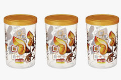 Aristo Storewell203 Plastic Storage Container- 1950 ML (3 pcs Set) (12.9(D) x 19cm)-1