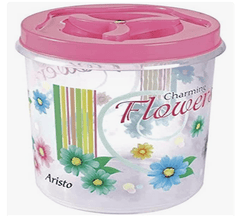 Aristo Storewell101 Plastic Storage Container- 300 ML (4 pcs Set) (9.2(D) x 7cm)-1