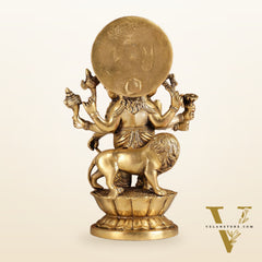 Ashirwaad Kana drishti Vinayaka Ganesha Brass Idol - 12 Inch