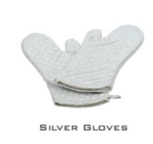 Oven Mitts Gloves Kitchen Cooking Cotton Microwave Oven Mitts as described-1