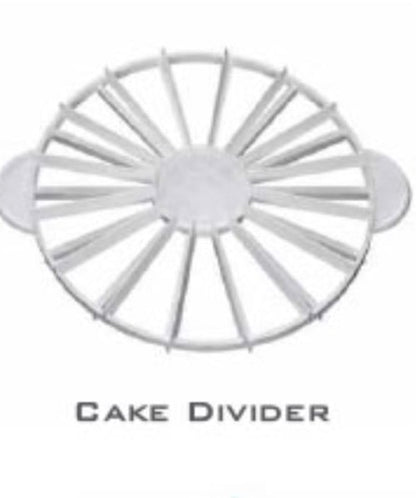 Cake Slice Equal Portion Marker Divider Two Sided 12 or 16 Piece ABS Food-Grade Plastic Cutter
