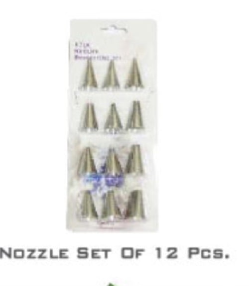 cake making nozzle set of 12 pieces Icing Nozzle set of 12 pc-1