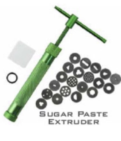 Stainless Steel Clay Extruder Sugar Paste Extruder Cake Fondant Decorating Tool Set