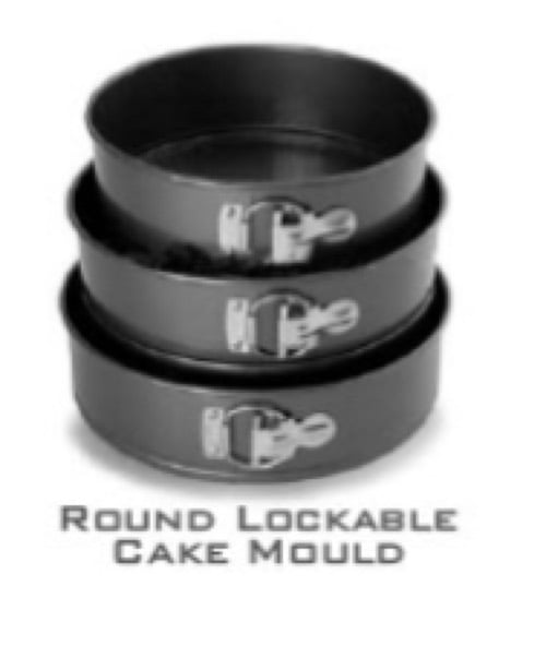 Aluminium Round Shape Cake Mould for Microwave Oven Baking Set Of 3