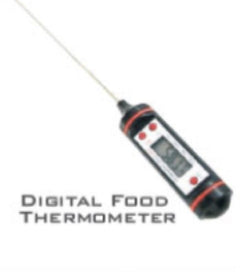 Digital Lcd Cooking Food Meat Probe Kitchen Bbq Thermometer Temperature Test Pen, instant read thermometer for Industrial, Grill, Candy, Milk, Oil, Liquid, Lab Chemical (5.9 Inches)-1