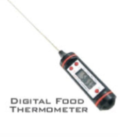 Digital Lcd Cooking Food Meat Probe Kitchen Bbq Thermometer Temperature Test Pen, instant read thermometer for Industrial, Grill, Candy, Milk, Oil, Liquid, Lab Chemical (5.9 Inches)