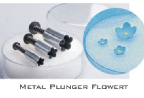 metal plunger flowert cake making tools