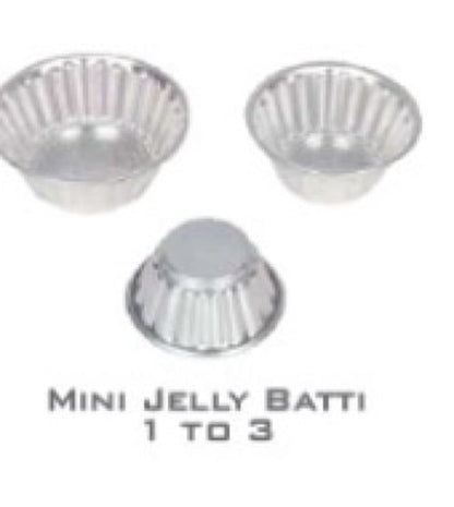 அலுமினியம் ஜெல்லி கேக் அச்சு (3 பேக்) 