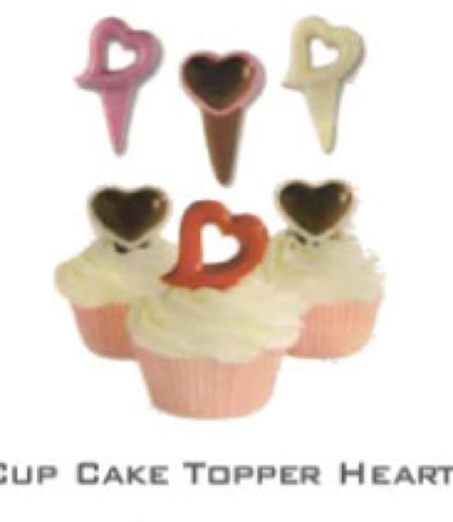 cup cake topper heart baking tools