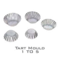cup cake 6 piece set Tart Mold Aluminum Alloy Cake Mold Square Non Stick Cupcake Muffin Baking Cup Jelly Cake Molds Baking Tool Silver-1
