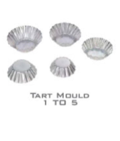 cup cake 6 piece set Tart Mold Aluminum Alloy Cake Mold Square Non Stick Cupcake Muffin Baking Cup Jelly Cake Molds Baking Tool Silver