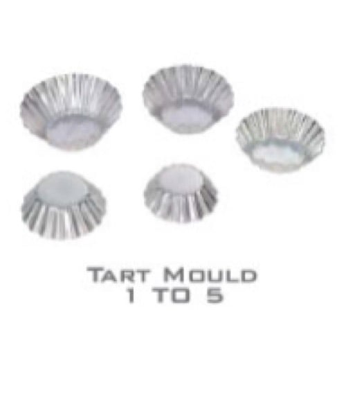 cup cake 6 piece set Tart Mold Aluminum Alloy Cake Mold Square Non Stick Cupcake Muffin Baking Cup Jelly Cake Molds Baking Tool Silver-1