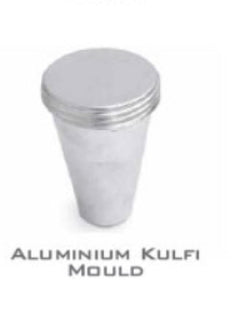 Bakeware Aluminium kulfi Mould Set of 6 (Without Stand) Silver color-1