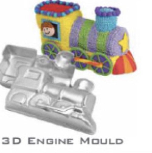 train model cake tray mould
