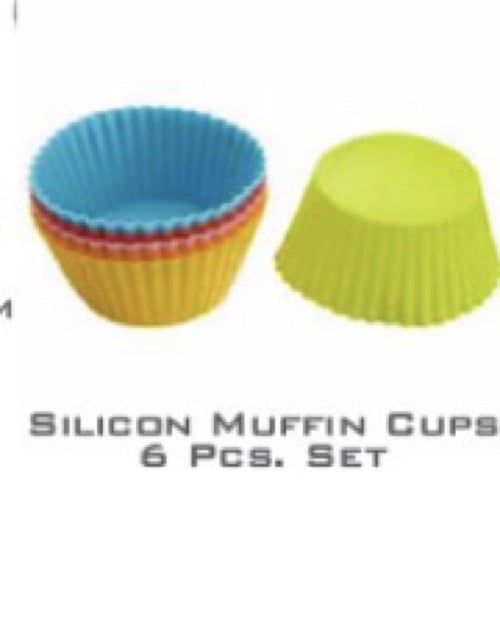 silicon muffin cups 6 pcs set baking tools 