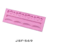 3 Strings Flower Cold Icing Silicone Cake Mold Fondant Bake Pastry Mould-3