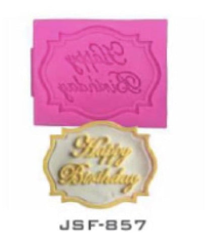 Cakes Mold, Durable Happy Birthday Mould Silicone