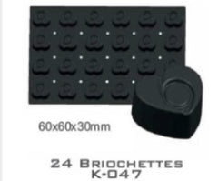 Silicone Cupcake Muffin Round Mould 40 cavity, Pack Contains: single pc-2