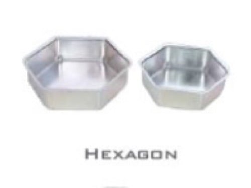 Bakers Pradise Aluminium Hexagon Cake Mould