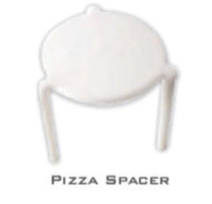 Cheese Saver Pizza Storage Container 10 pcs Sturdy Pizza Stand White Plastic Tripod Stack Tabletop Pizza Takeaway Box Saver for Home Restaurant 1.77Inch Pizza Stand Tripod Pizza Box-1