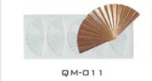Royals Silicone Garnishing Moulds (Fan)| Fan Garnish Sheet | Fan Garnishing Mould| Fan Mould | Cake Garnishing Mould| Cake Decoration| Fondant Mould |-2