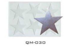 D Star Garnish Pattern Garnishing Mould | Silicone Garnish Sheet for Cake Decoration | Mold for Cake, Chocolate Fondant, Cupcake/Muffin, Pinna Cotta Pudding Jelly Baking Soap | Baking Tools-1